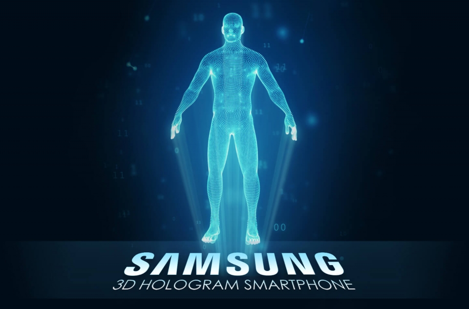 삼성전자는 3D 홀로그램 스마트폰 특허를 출원했다 (이미지=렛츠고디지털)