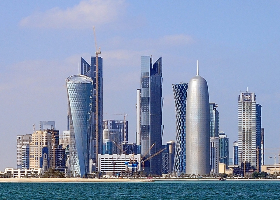 카타르 도하 웨스트베이 지역의 대형 고층건축물들 (사진=뉴시스)