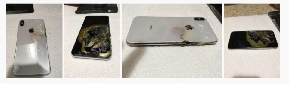 사용기간 1개월이 채 안된 아이폰 XS 맥스에 불이 붙어 바지 주머니에서 폭발했다고 주장 (사진=9to5mac)