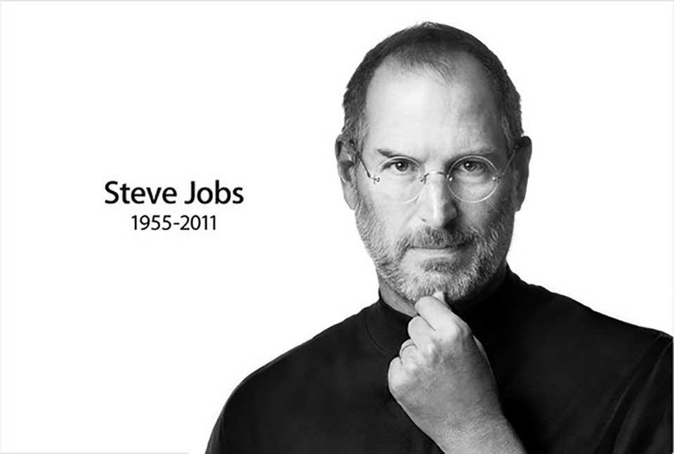 스티브 잡스 사망 후 애플 홈페이지에 올라온 잡스 추모 사진 (이미지=애플 홈페이지 캡쳐)