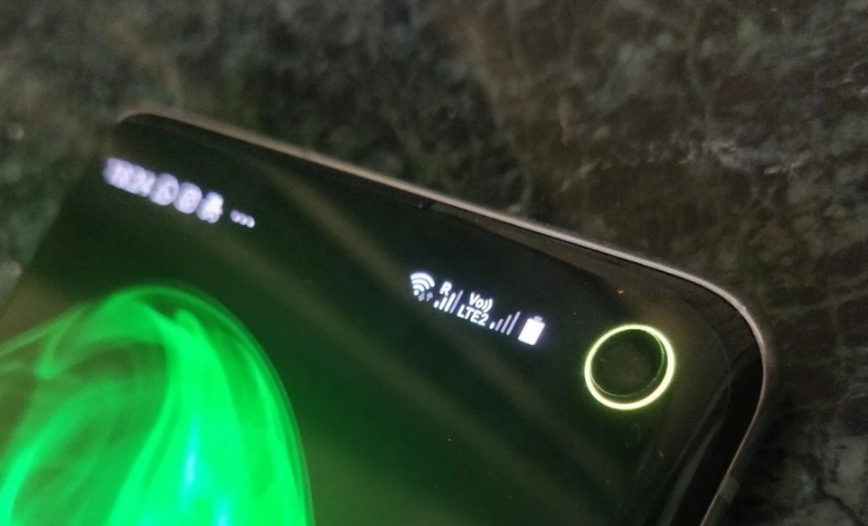 갤럭시 S10에 에너지 링 앱을 적용한 모습 (사진=phandroid)