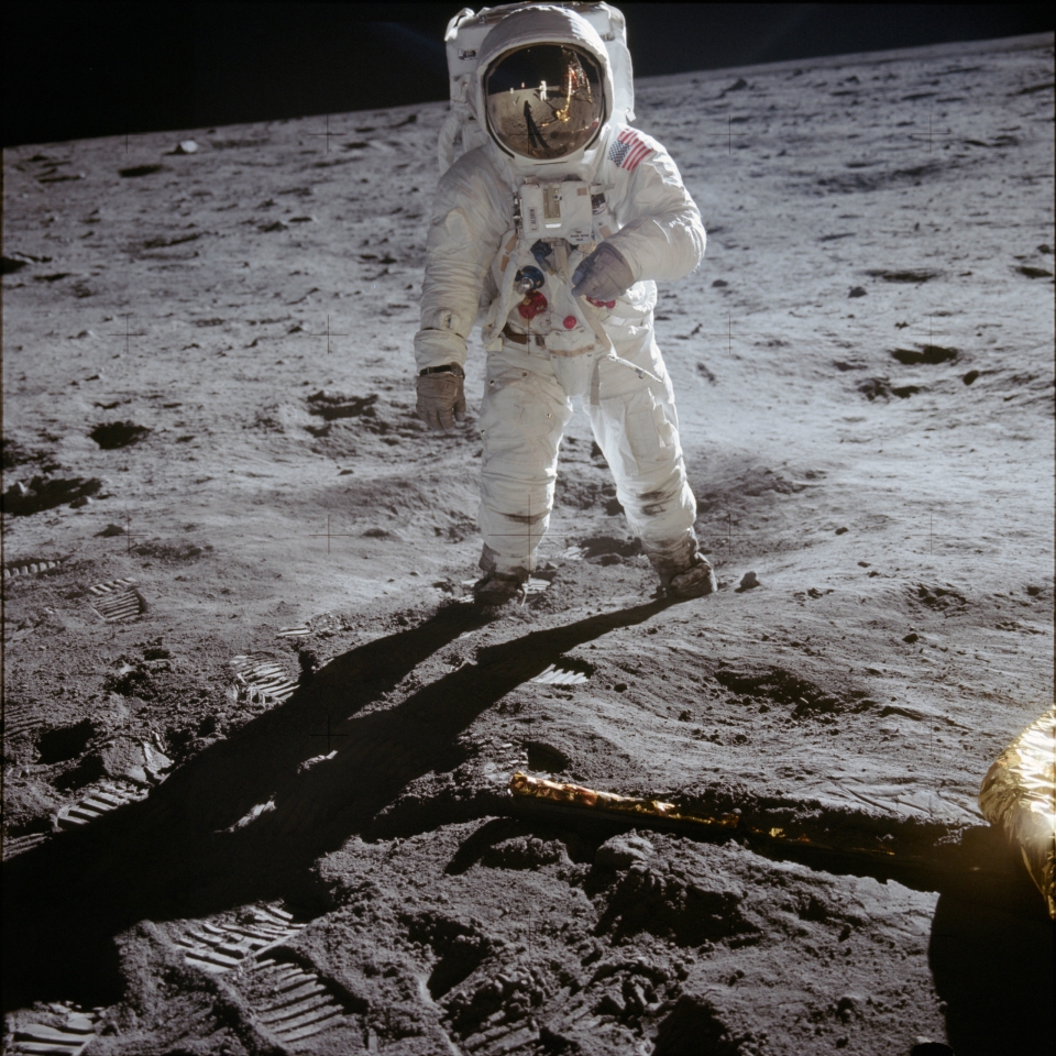 버즈 알 드린 (Buzz Aldrin), 닐 암스트롱 (Neil Armstrong) 촬영(사진=하셀 블라드)