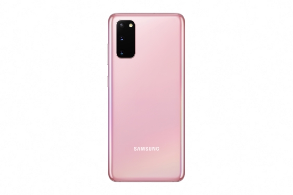 갤럭시 S20의 LG유플러스 전용색상 ‘클라우드’ 핑크’(사진=LG유플러스)
