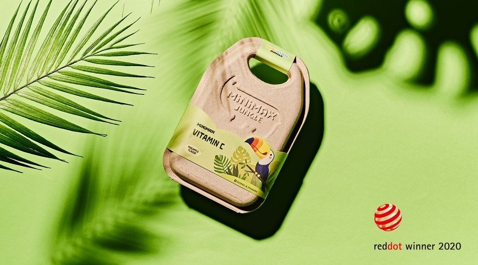 동아제약이 독일 ‘레드닷 디자인 어워드 2020’에서 자사의 어린이 건강기능식품 ‘미니막스 정글’로 브랜드&커뮤니케이션 디자인 부문 본상을 수상했다. (사진=동아제약)