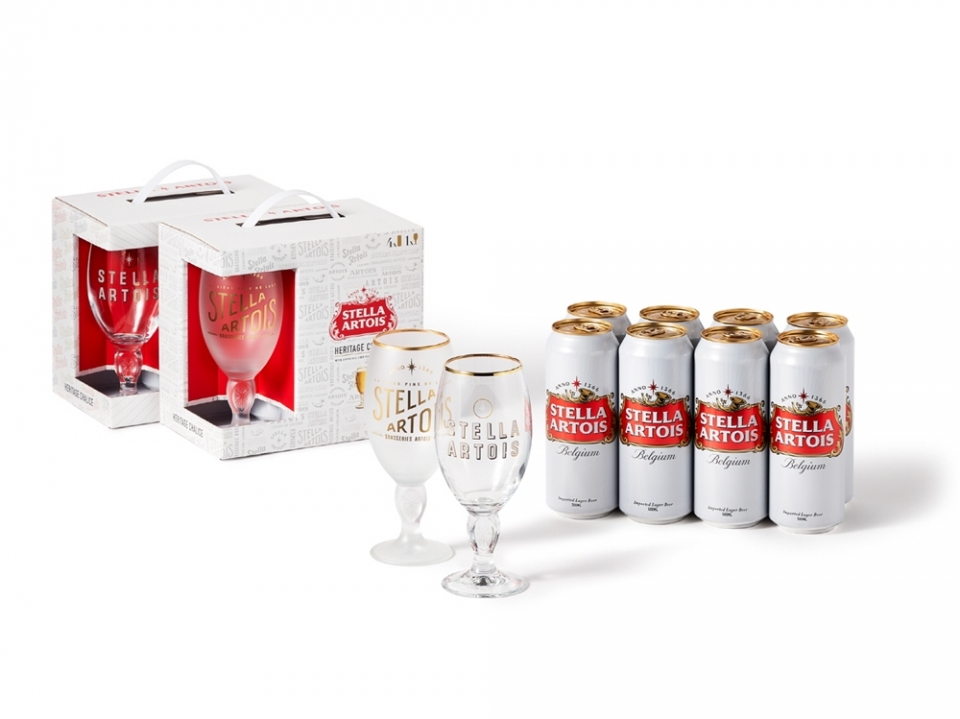오비맥주가 국내에 전개하는 벨기에 프리미엄 맥주 ‘스텔라 아르투아(Stella Artois)’가 다가오는 추석을 맞아 ‘헤리티지 챌리스(Heritage Chalice) 기프트팩’을 출시한다. (사진=스텔라 아르투아)