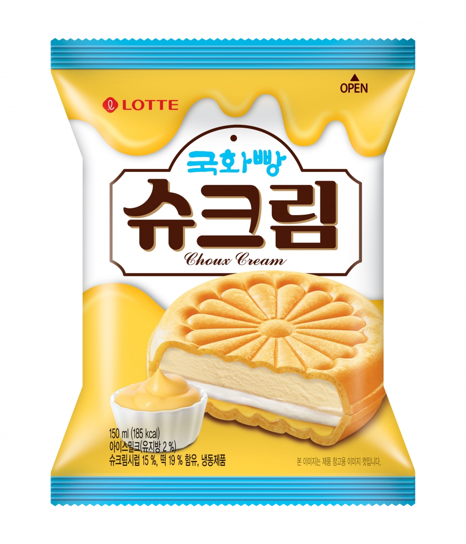 롯데푸드 국화빵 슈크림. (사진=롯데푸드)