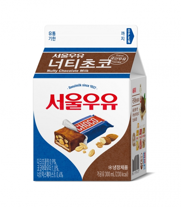 서울우유협동조합이 ‘서울우유 너티초코 300’ 신제품을 선보였다. (사진=서울우유협동조합)