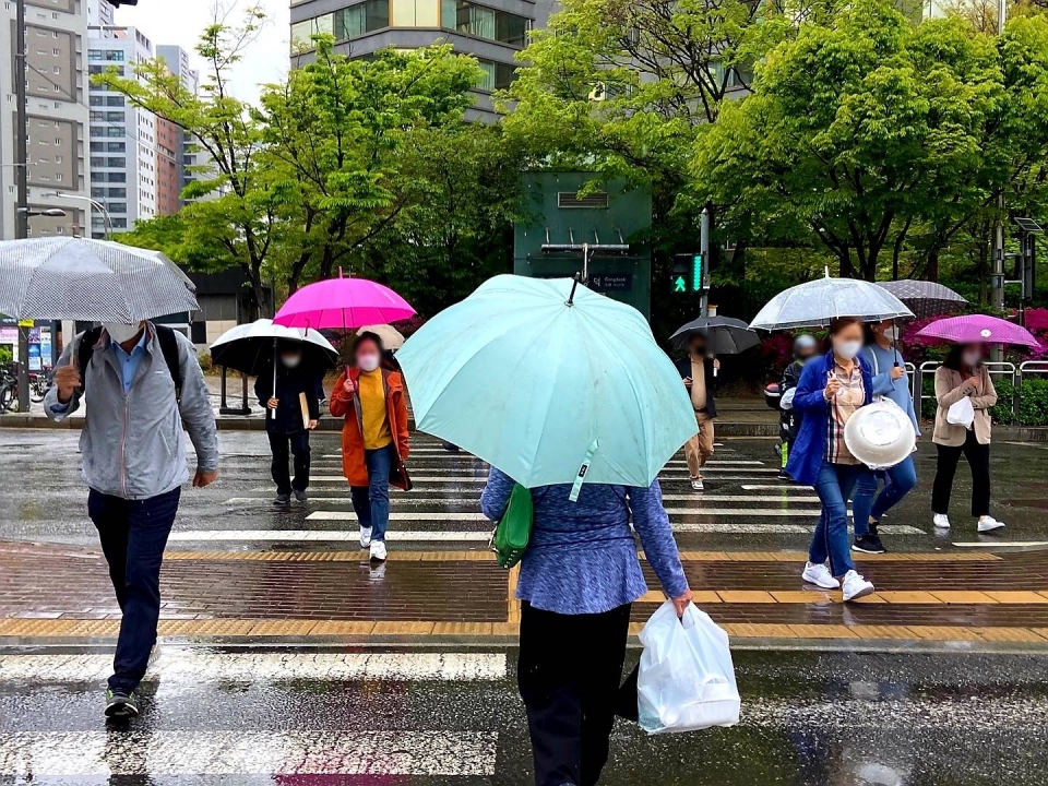 오늘(13일)은 전국에 전날부터 내린 비가 새벽에 대부분 그치겠지만, 경기 동부 등 일부 지역에선 오전까지 약한 빗방울이 내리겠다. (사진=임성원 기자)