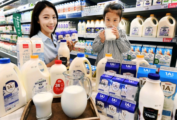 홈플러스가 다양한 우유 제품을 저렴한 가격에 선보인다. (사진=홈플러스)