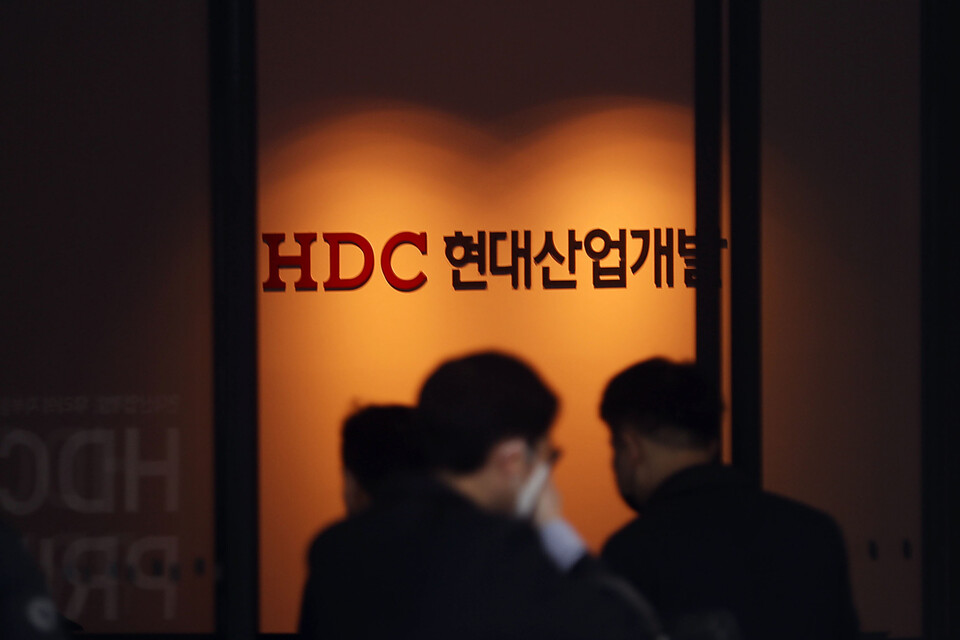 지난 3월 31일 서울 용산구 HDC현대산업개발 본사 모습. (사진=뉴시스)