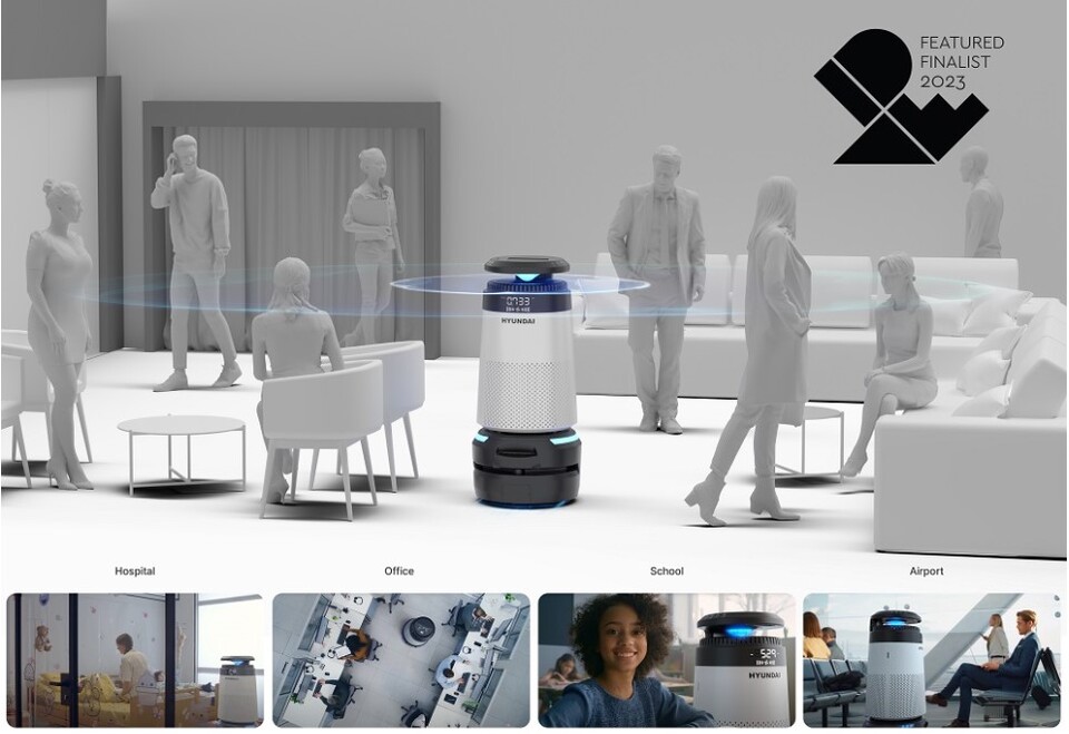 HD현대로보틱스는 지난 28일 자체 개발한 방역로봇, 'HYUNDAI D1'이 미국 '2023 IDEA 디자인 어워드'에서 ‘본상’(Featured Finalist)을 수상할 정도로 글로벌 6위 기업으로서의 위상도 탄탄하다. [사진=HD현대로보틱스]