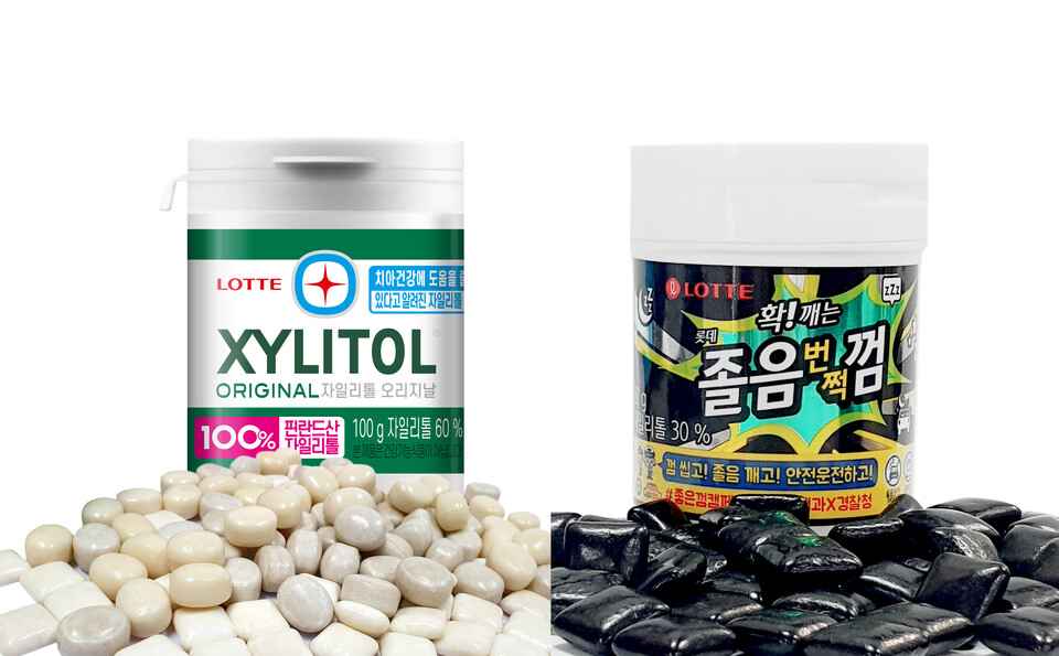 롯데 자일리톨껌•졸음번쩍껌, 운전자 인기