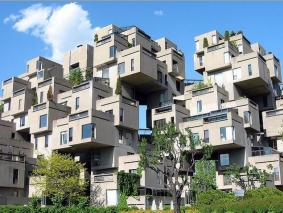 세계에서 가장 유명한 모듈러 주택 ‘Habitat67(캐나다)’ [사진=The Possible.com/하나금융경영연구소]