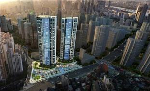 서울 동작구 지하철 7호선 인근 노량진2구역을 재개발, 45층 높이 411세대 공동주택이 들어선다. [조감도=서울시]