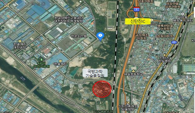 대전에 운전자 편의 시설을 갖춘 화물자동차 전용 휴게소가 들어선다. [위치도=국토부]