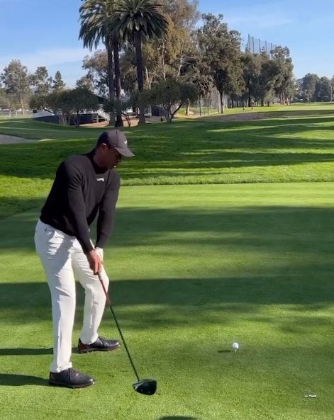 타이거 우즈 테이크 백. 사진=PGA투어