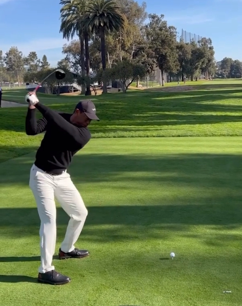 타이거 우즈 톱 스윙. 사진=PGA투어