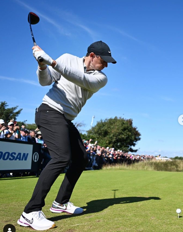 장타력 1위 로리 매킬로이. 사진=로리 매킬로이 인스타그램 캡처