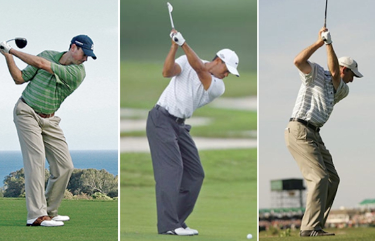 톱스윙의 그립이 다른 스타일. 사진=PGA투어