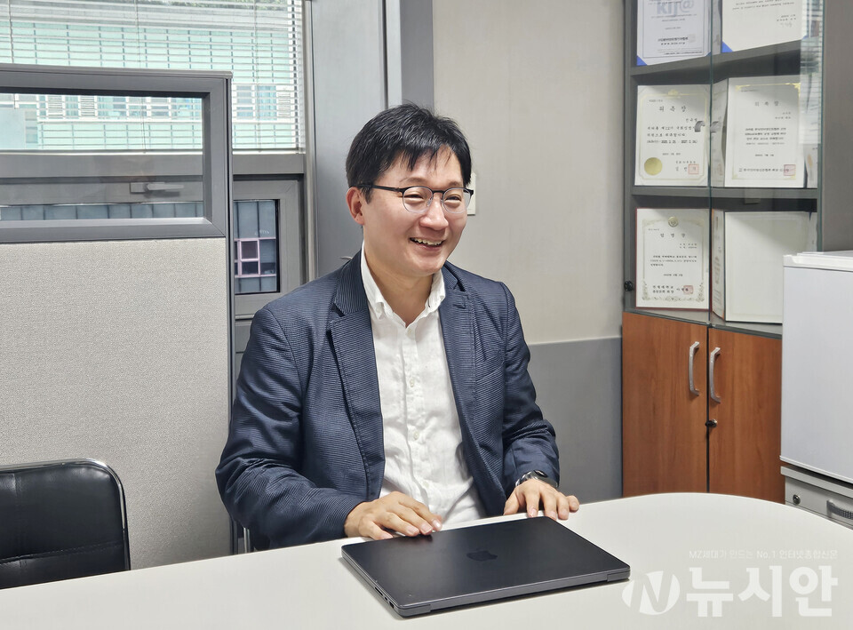 송민석 포항공과대학교 산업경영공학과 교수 [사진=송서영 기자] 