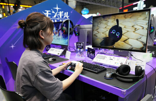 넷마블이 도쿄게임쇼에 참가해 부스를 운영하고 있다. [사진=넷마블]