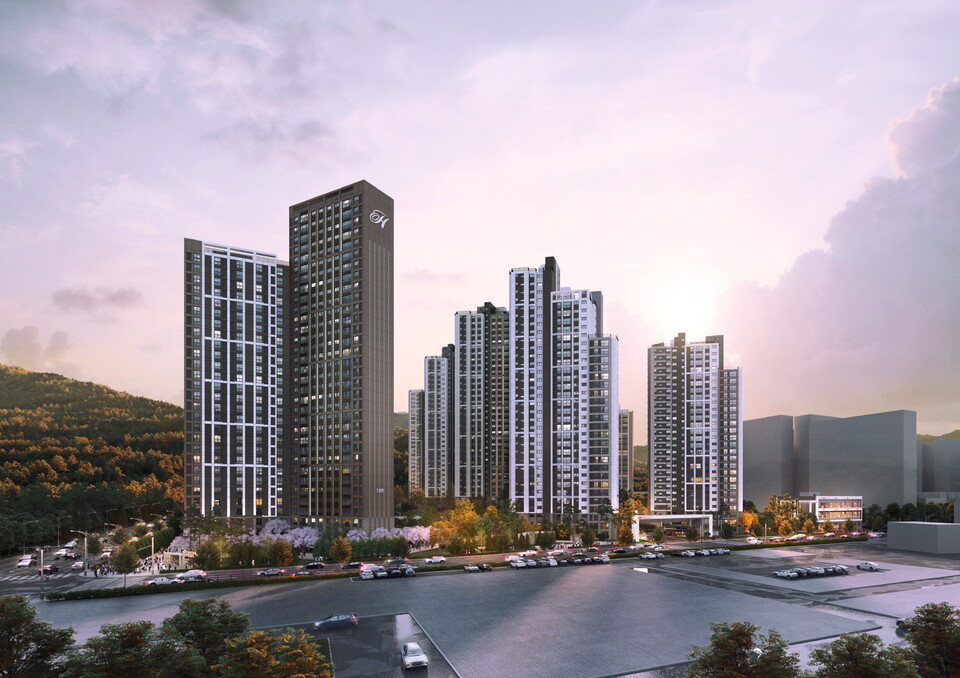 현대건설이 경기도 의정부시 호원동에 선보이는 ‘힐스테이트 회룡역파크뷰’ [이미지=현대건설]