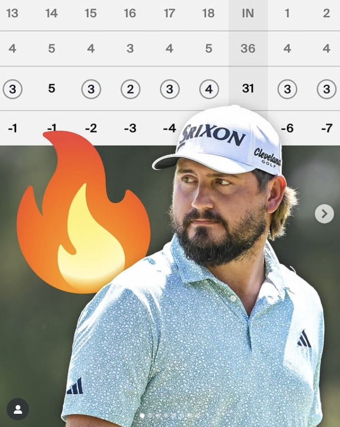 폭풍타를 날린 노박. 사진=PGA투어