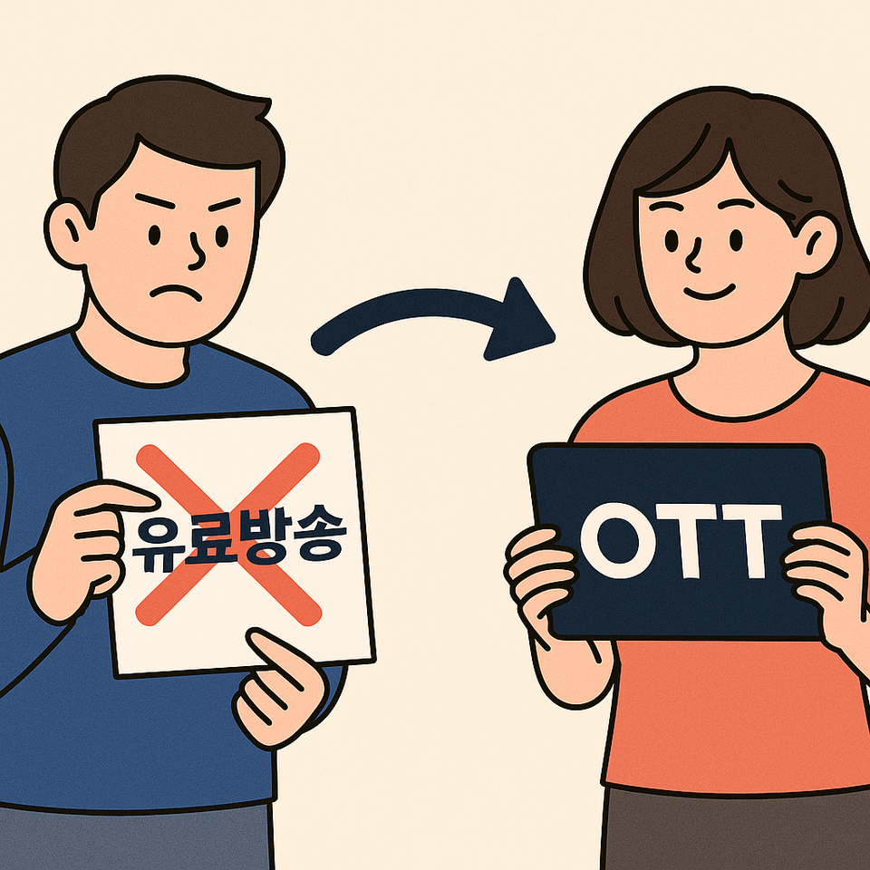 국내 유료방송 가입자가 빠르게 줄어들고 있는 것으로 나타났다. [사진=Chat GPT]