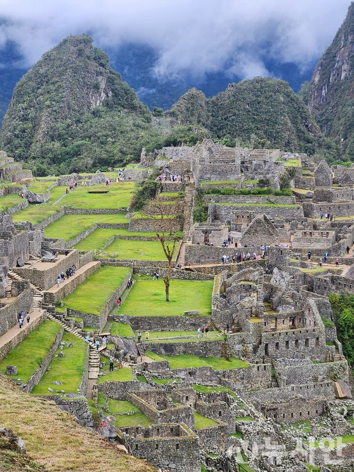 페루의 대표적인 관광명소인 마추픽추 전경. [사진=김수찬 기자]