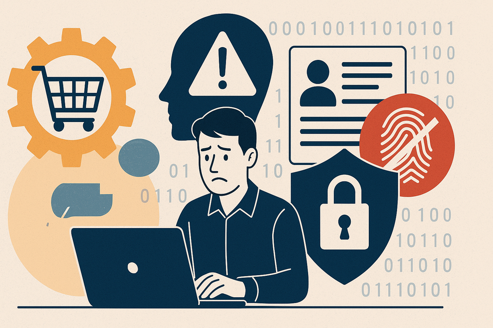 개인정보위가 마이데이터 본인전송권을 전 산업 분야로 확대하는 시행령 개정을 추진하자, e커머스 업계가 강한 우려와 반대 입장을 표명했다. [사진=ChatGPT]